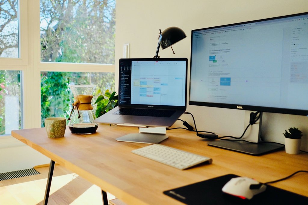 Foto meines Home-Office-Setups